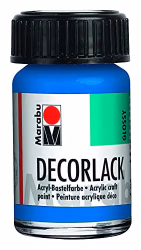 Decorlack Acryl Marabu 15 ml Blu Azzurro