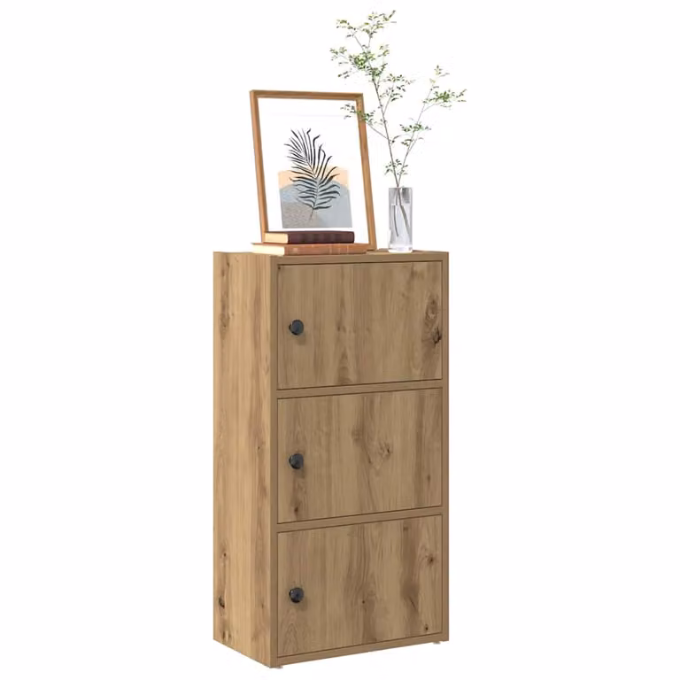 Libreria moderna da parete vidaXL in legno marrone L: 40 cm, P: 24 cm, H: 77 cm