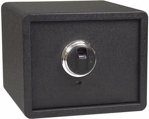 Cassetto di sicurezza RS.30R.FIN con serratura a impronta digitale, nero