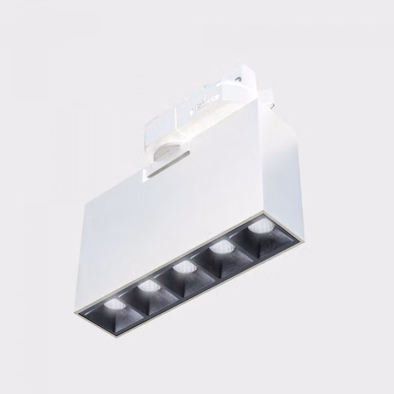KOHL LIGHTING KOHL-Lighting NSES Lampada a binario 137x34,5 mm bianco-nero 10 W CRI 90 4000K Dali