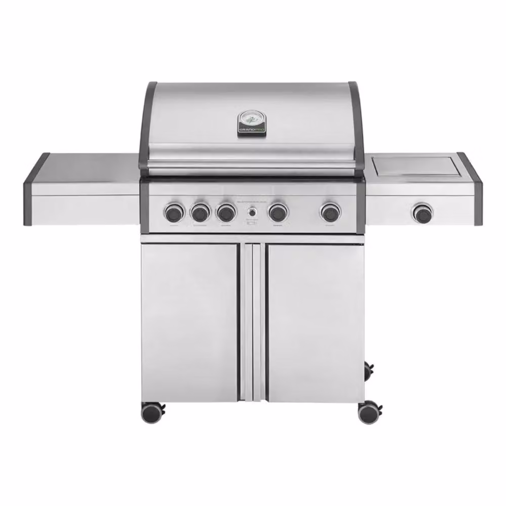 Barbecue a gas GPL Pro Elite con trolley professionale | Grandpro