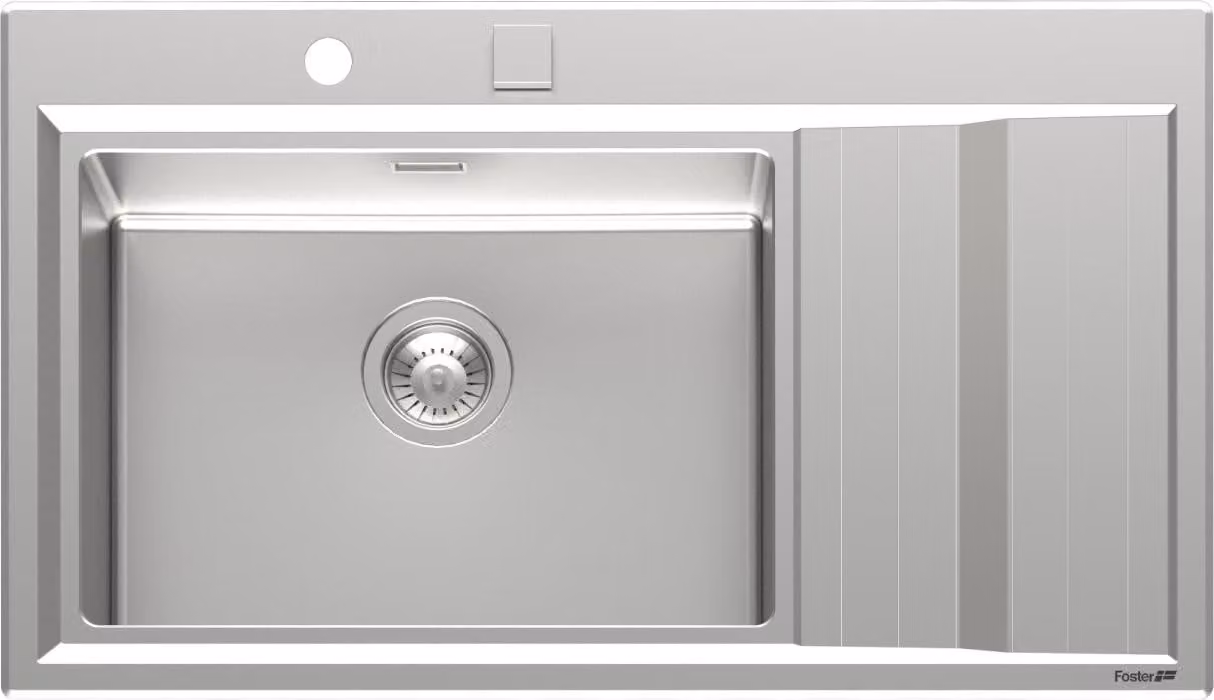 Foster 4500 051 DX Rettangolare Acciaio inox