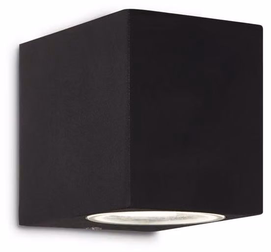 Applique Moderna Up Alluminio Nero 1 Luce G9 3W 3000K Luce Calda