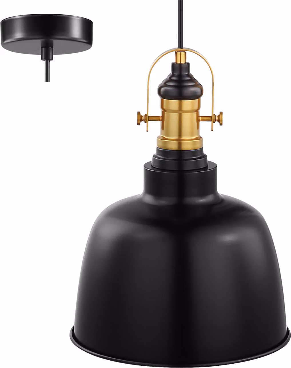 Eglo 49839 Lampada a sospensione Gilwell Ø 25cm nero