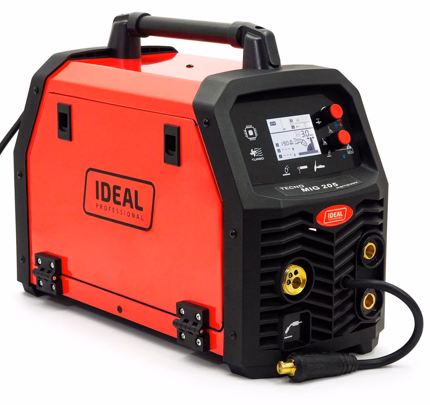 Saldatrice inverter MIG/MAG a sinergia - 200 A, adatta per la saldatura di diversi metalli
