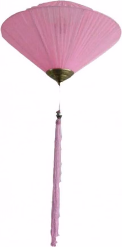 Fine Asianliving Lampada cinese Rosa Seta D40xH25cm