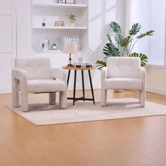 Sedia - Rivestita - Stile Scandinavo - Sedile Removibile - Struttura in Acciaio