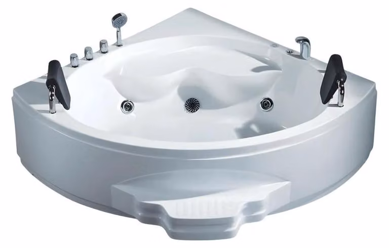 Luxuswanne Badewanne Wellnesswanne Hydromassagewanne Massagewanne 150x150 cm