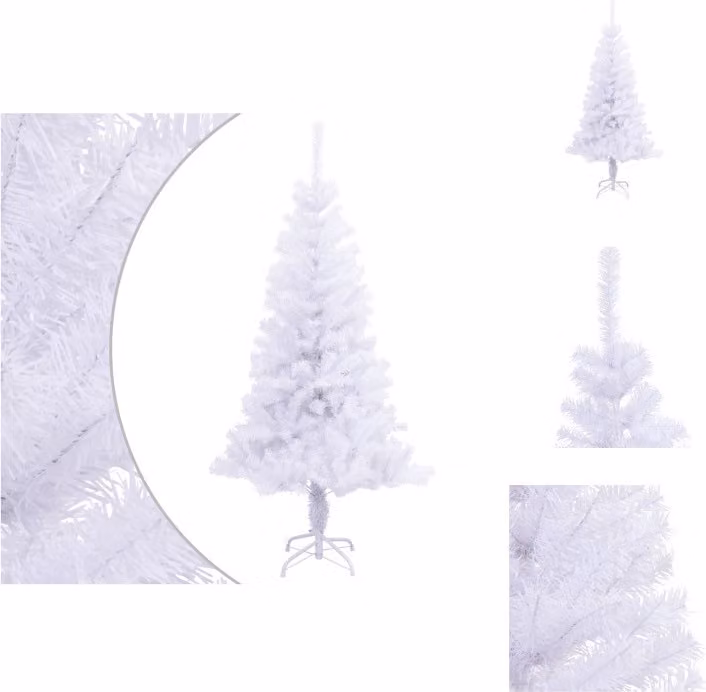 vidaXL Albero di Natale artificiale con supporto 150 cm 380 rami - Alberi di Natale
