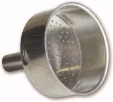 Imbuto per caffettiera Jumbo da 2 tazze in alluminio colore argento 7020JU00000000000