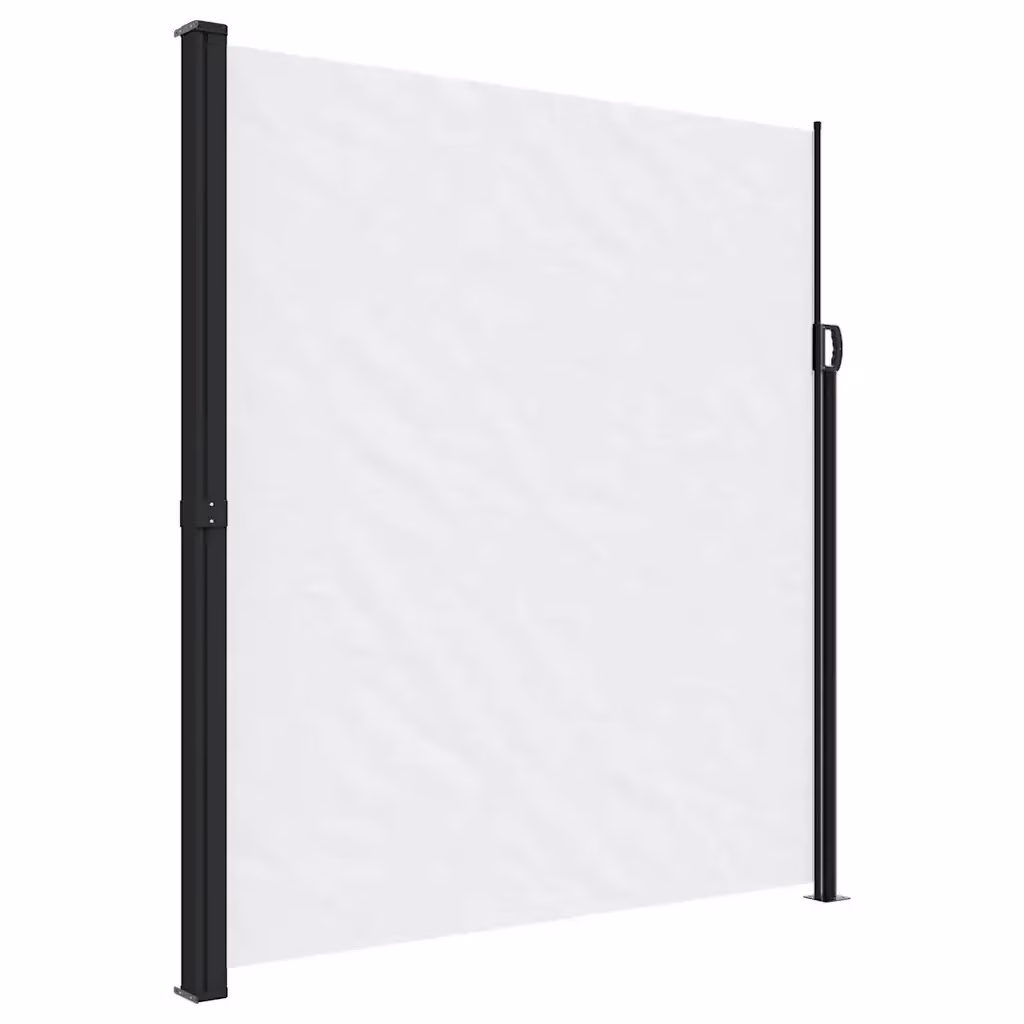 Tenda da sole laterale retrattile DESIGN IN per balcone e giardino, colore bianco, L: 500 cm, H: 220 cm – 2