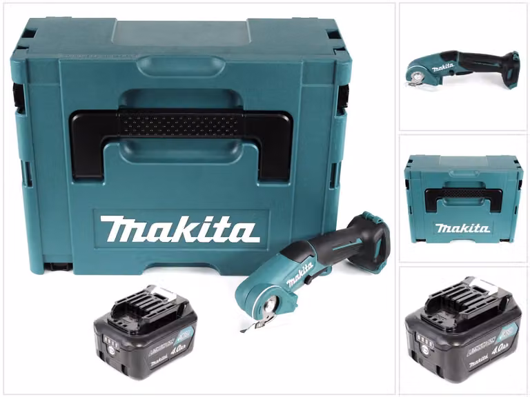 Makita CP 100 DM1J Cesoie universali a batteria 10,8 V Multi Cutter in Makpac + 1x batteria 4,0 Ah - senza caricabatteria