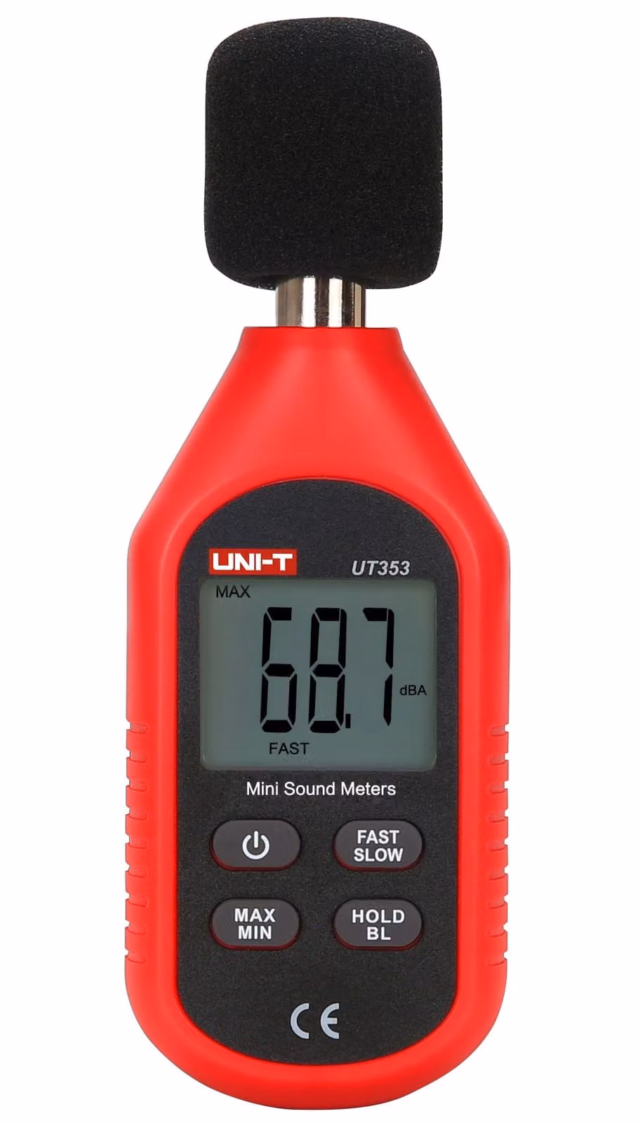 UNI-T, UT353, mini fonometro, 30dB-130dB