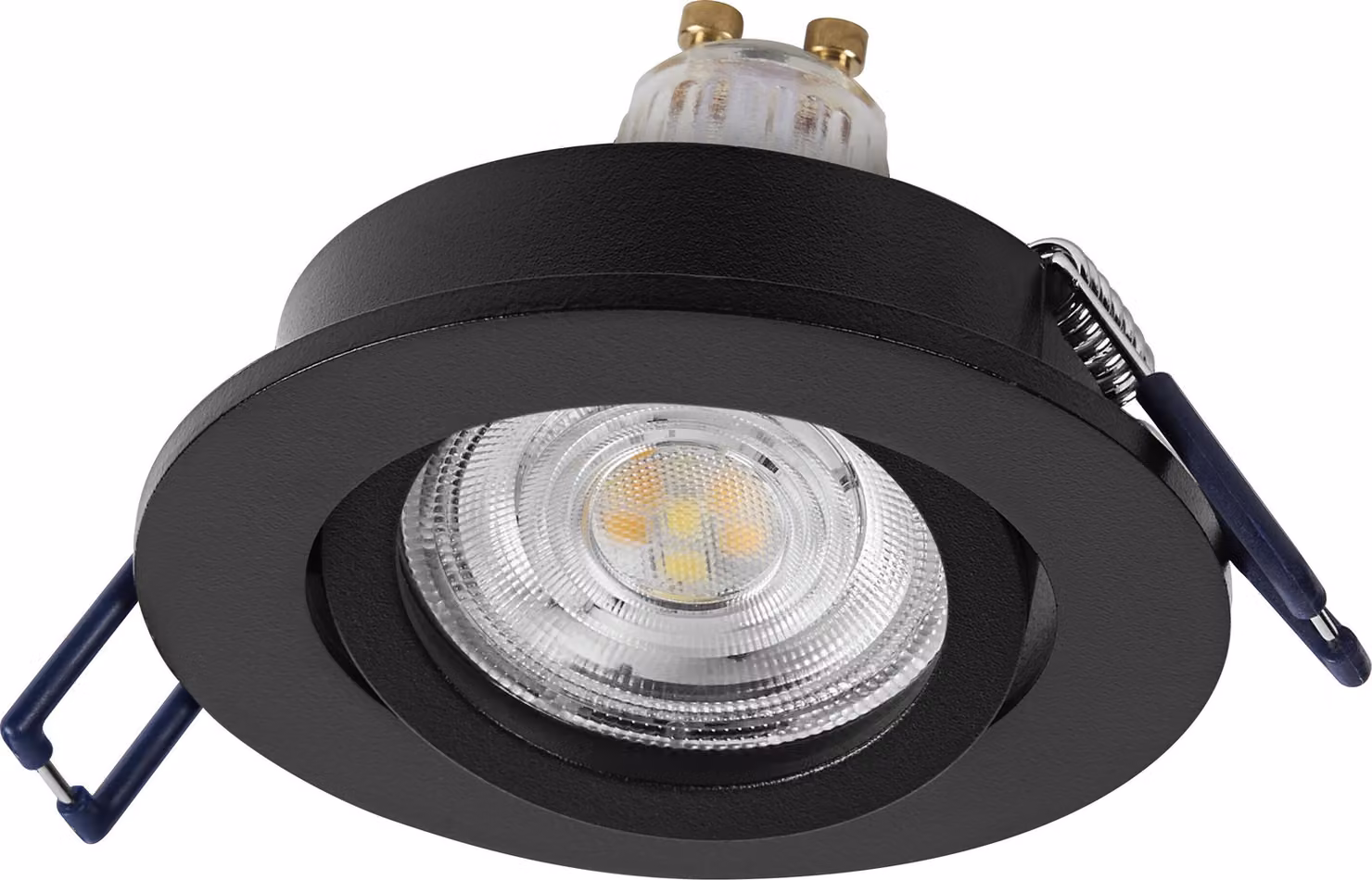 OSRAM Smart Matter LED Spot GU10 RGBW flessibile nero, 4,7 W Smart Home, alluminio, controllo tramite app, cambio colore