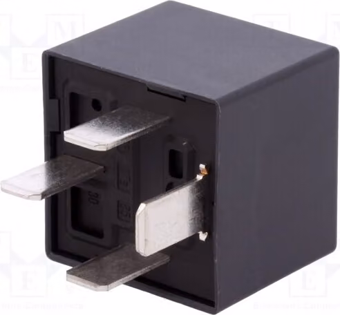1 relè: elettromagnetico, 40A. Bobina: 12VDC. Connettore: per veicoli. Resistenza: 79,5Ω. Modello: HFV15/12-H1TJ-R. Elettrico