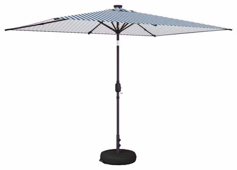 Parasol da Giardino con Luci LED 200 x 300 cm Poliestere