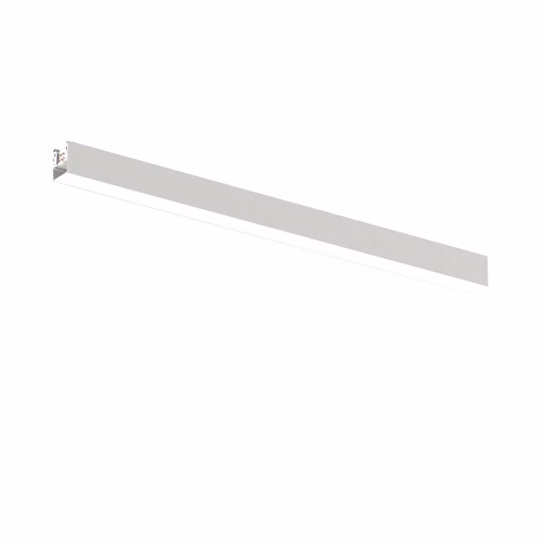 The Light Group Barra luminosa a LED SLC Click, bianca, 112 cm, CCT, Ra90, DALI, IP20 dimmerabile, Bianco / Opale, Soggiorno / Sala da pranzo, Alluminio, Moderno, Barra luminosa