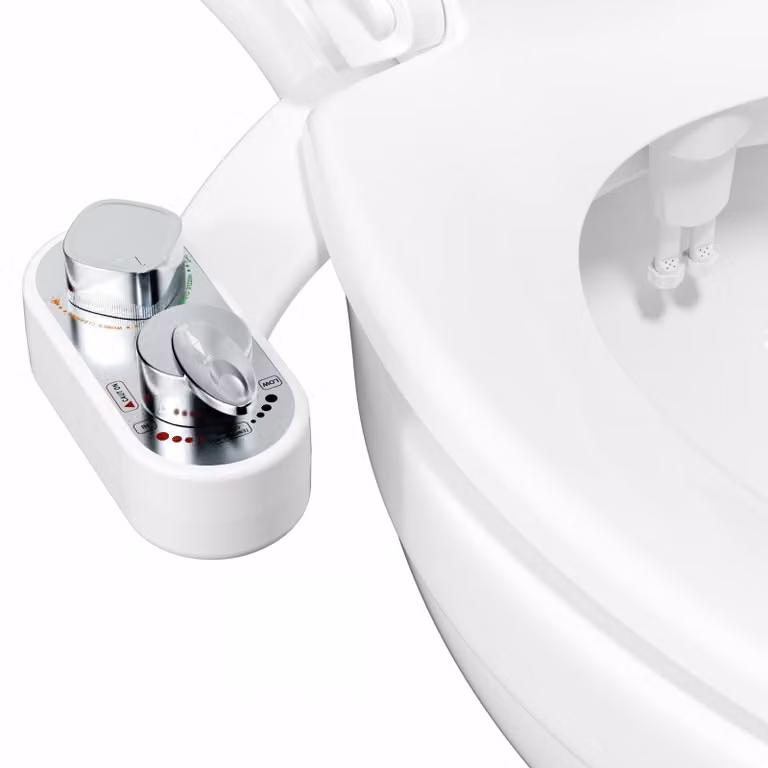 Doccia intima bidet per toilette, con acqua calda e fredda