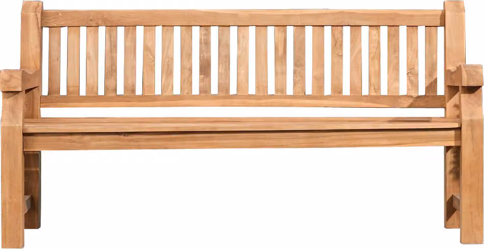 CLP Panca in teak Jackson, colore:teak, dimensioni:200 cm