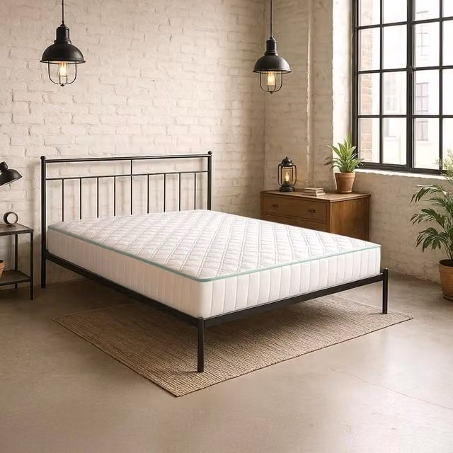 Materasso ibrido in waterfoam Farmarelax bianco, traspirante e ipoallergenico, L/P/H: 160 x 190 x 18 cm – 1