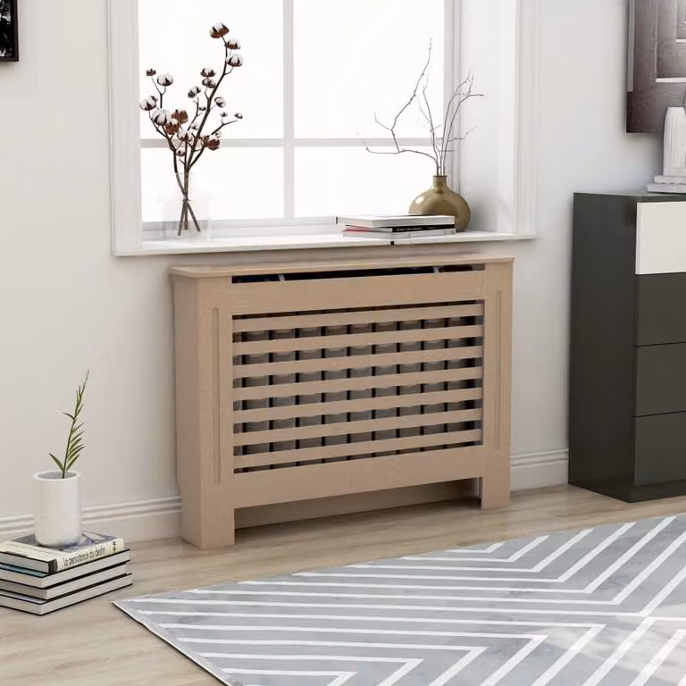 The Living Store Rivestimento per radiatori 112x19x81,5 cm MDF