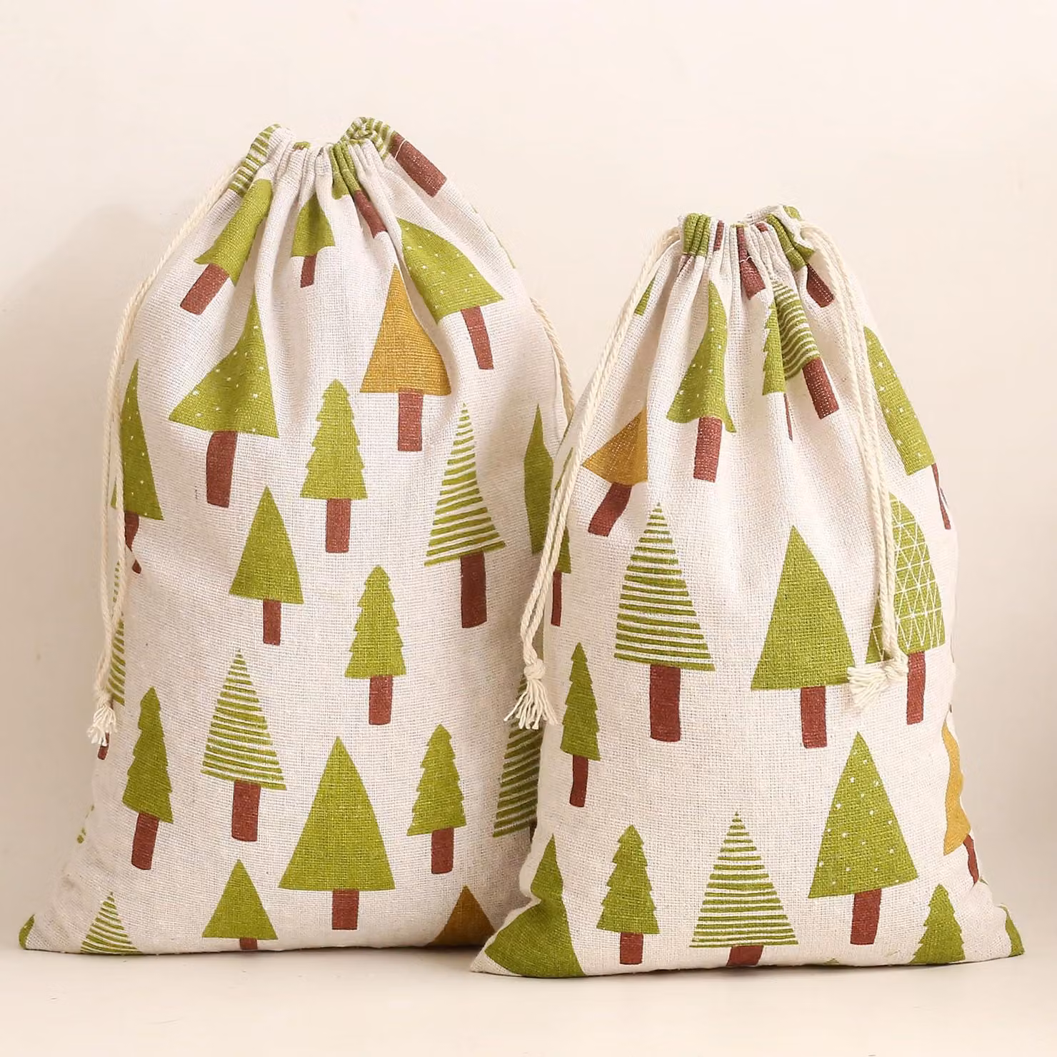 Sacchetti di juta, 25 pezzi, 15 x 20 cm, sacchetti per calendario dell'Avvento, colore naturale