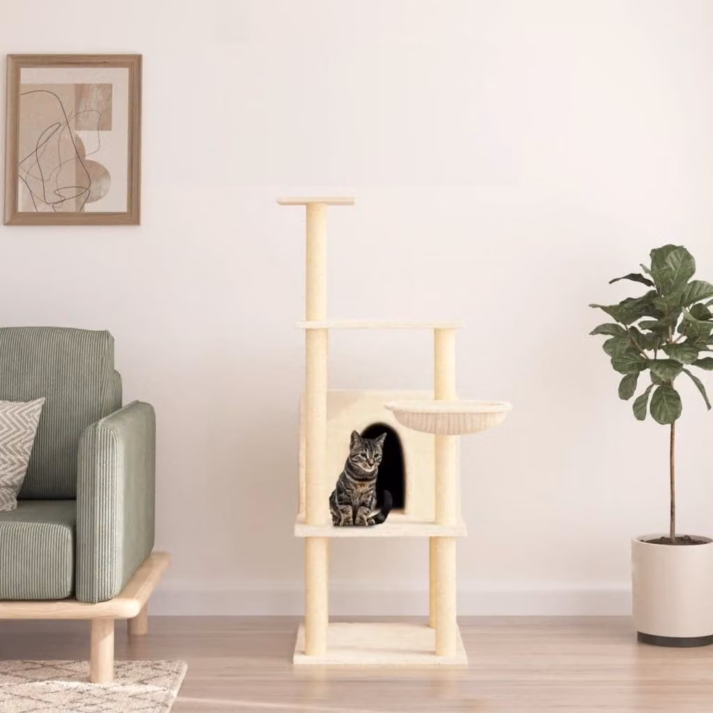 The Living Store tiragraffi in sisal crema 132 cm