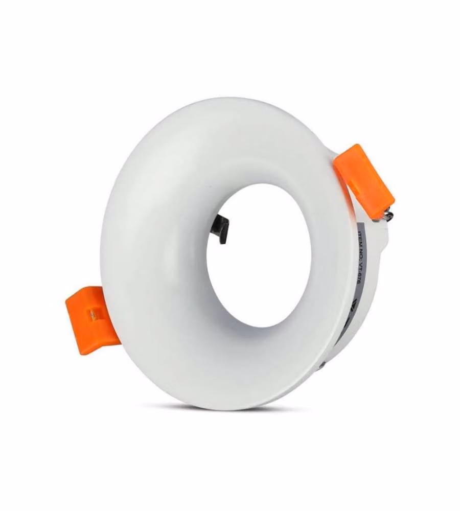 Portafaretto LED da Incasso GU10 Rotondo Colore Bianco