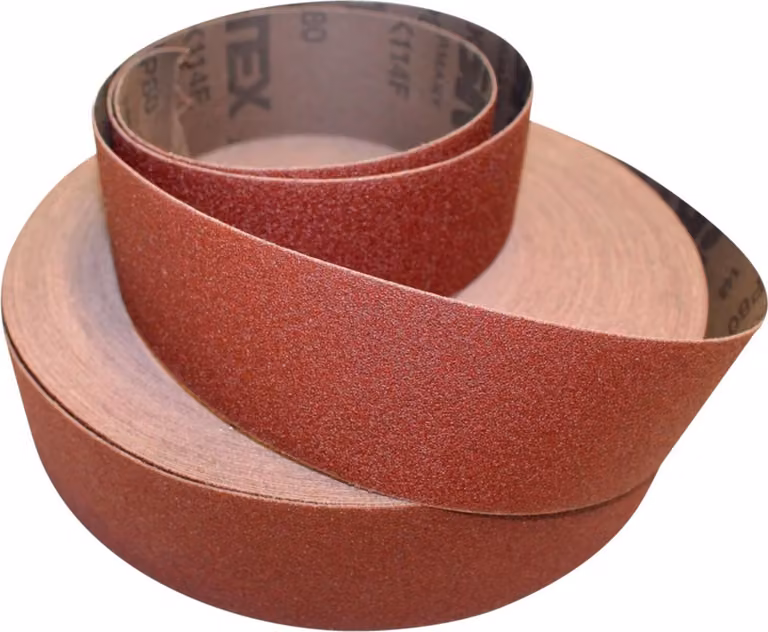 Tessuto abrasivo 40 mm K80, rotolo economico con VSM