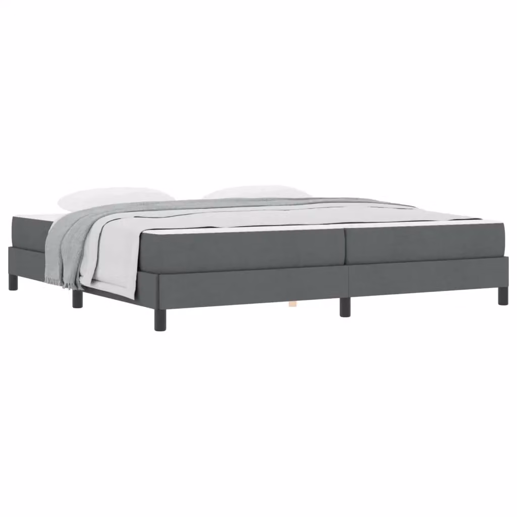 Letto a molle moderno vidaXL in tessuto grigio con molle a tasche L: 200 cm, P: 200 cm, H: 45 cm – 2