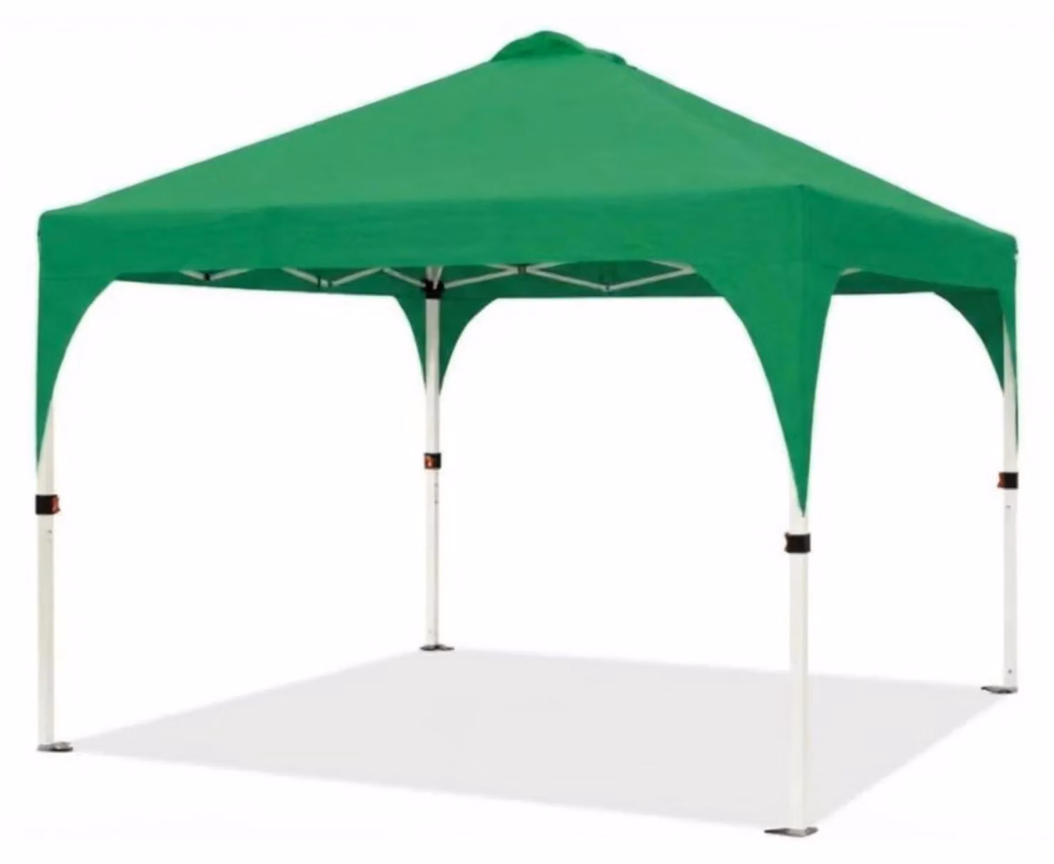 Gazebo pieghevole 3x3 m - Tenda da giardino per feste - Tessuto Oxford 150D - Sistema di chiusura rapida centrale - Altezza 270 cm - Verde