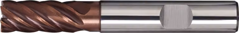 Fresa a gambo DIN 6527 L Diametro nominale 16 mm VHM TiAlN 35-38 DIN 6535 HB Numero di taglienti 6 lunghi