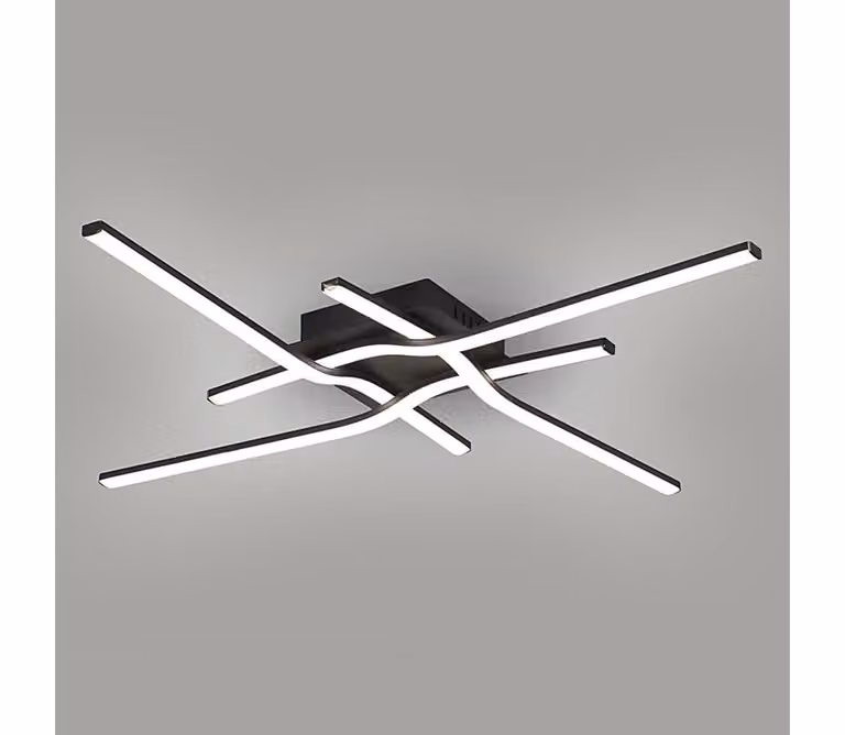 Brilagi - Plafoniera STRIPES LED/38W/230V nero