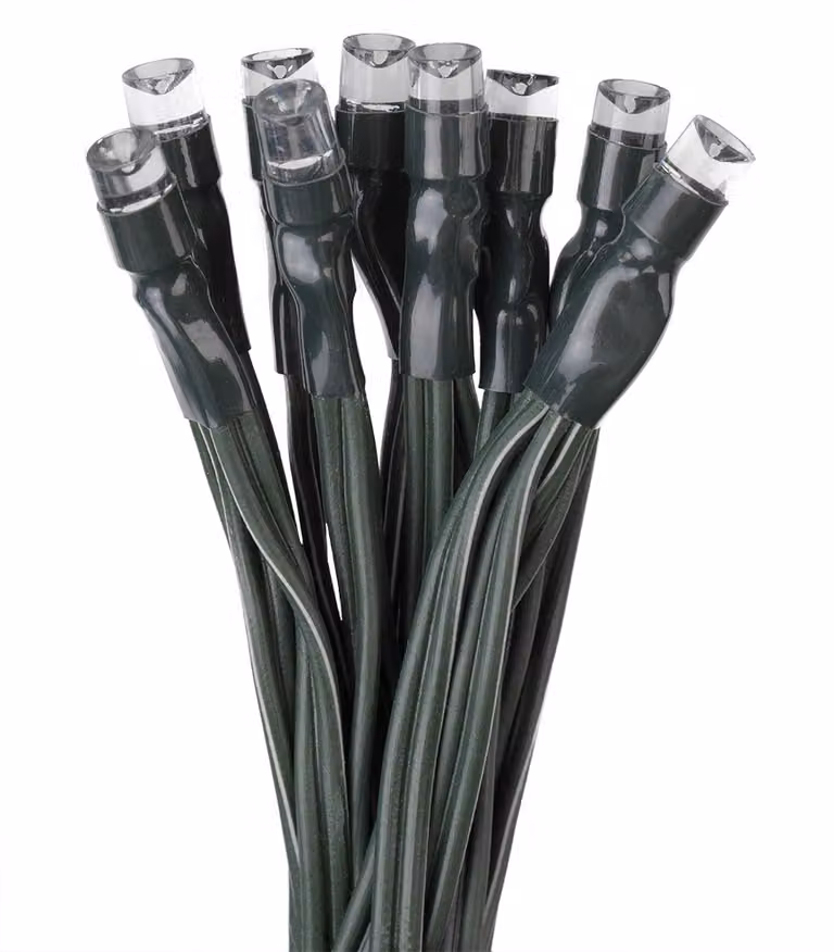 Illuminazione LED natalizia Platinium 200 diodi, ghiaccioli bianchi