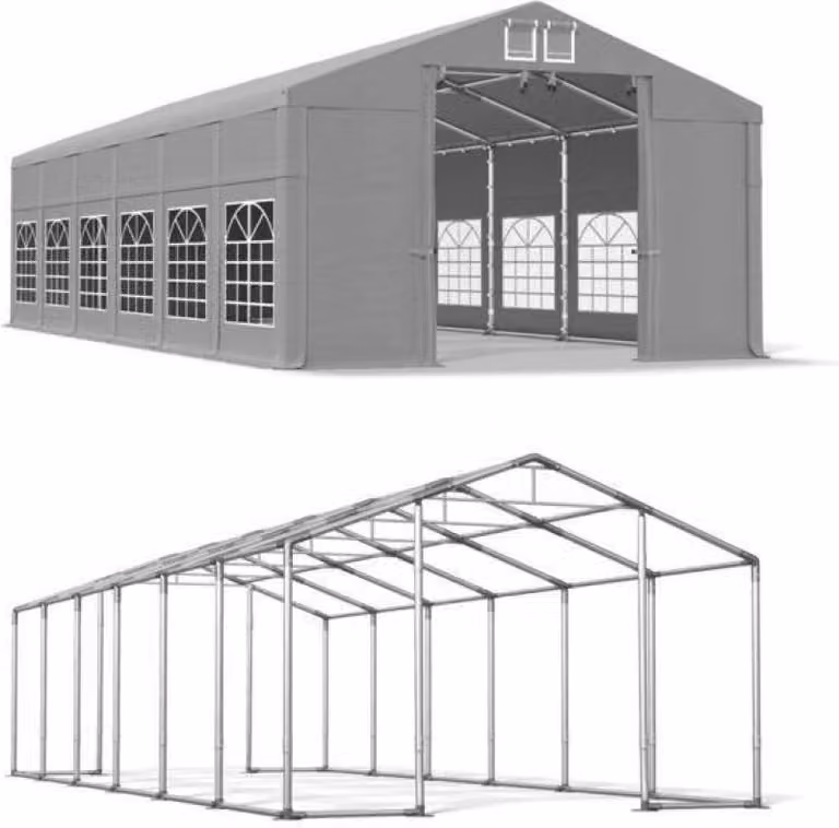 Stagione Tenda 6x12 Grigio WINTER ISD