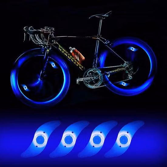 Luci blu impermeabili a LED per biciclette con 3 modalità di lampeggiamento, per mountain bike, per adulti e bambini