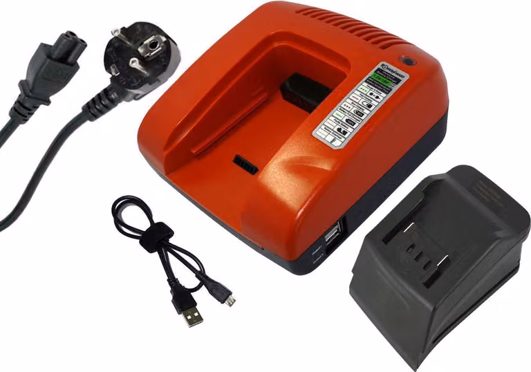 Caricabatterie PowerSmart per METABO 6.25457.00, 6.25459, 6.25468, 6.25469.00, 6.25499.00, 6.25527