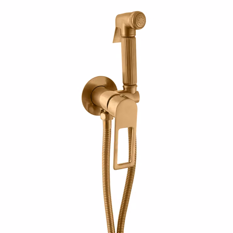 Slezák-RAV Miscelatore per bidet da incasso NIL - oro - spazzolato, Colore: ORO - spazzolato , Finitura superficiale: PVD