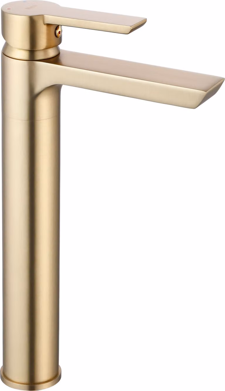 Rubinetto da Lavabo Rea Argus Gold Brush High