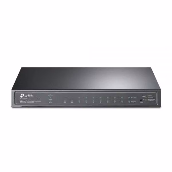 Switch di rete gestito TP-Link Omada SG2210P Gigabit Ethernet con 8 porte PoE+ e 2 slot SFP, Nero – 2