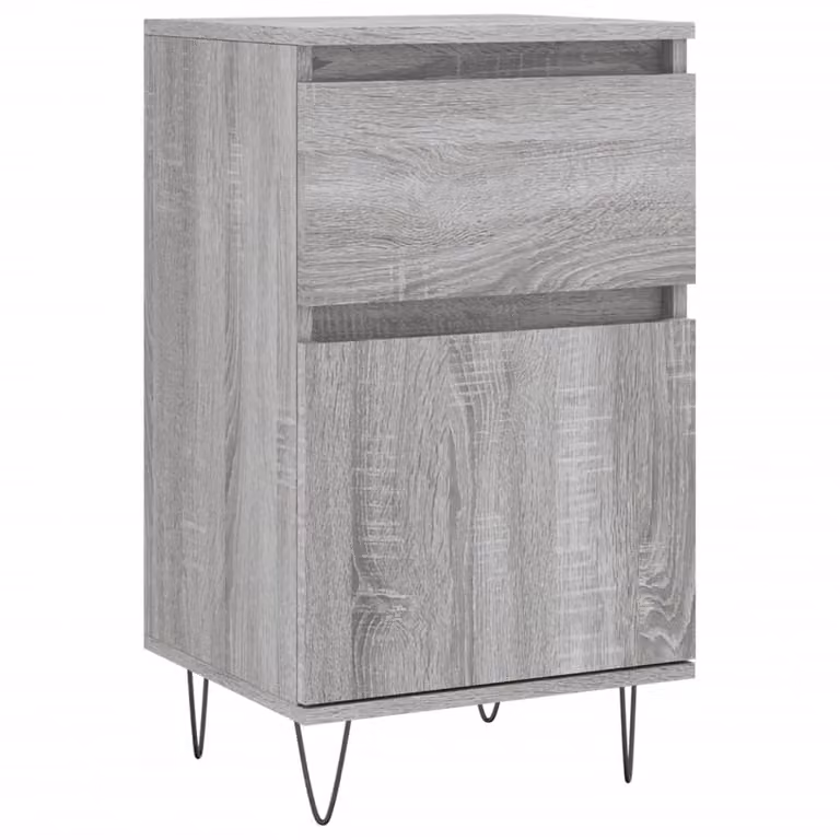 Credenza Grigio Sonoma 40x35x70 cm in Legno Multistrato