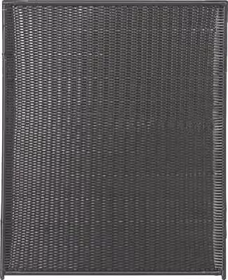 Elemento principale per recinzione PLUS Trend 115 x 140 cm nero