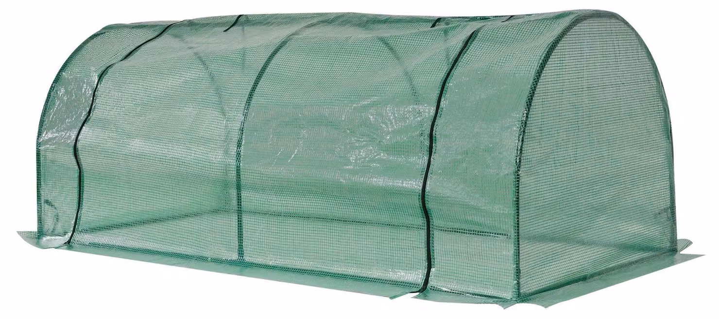 Serra da aggiungere, con porta - Serra fredda e serra per piante | Colore: Verde | Dimensioni: 100x200x80 cm