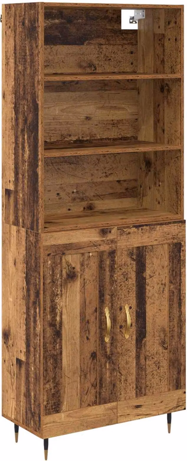 Credenza Legno vecchio 69,5 x 34 x 180 cm Legno multistrato