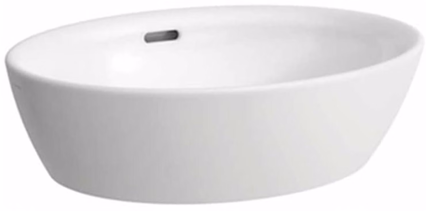 LAUFEN PRO B vasque, sans trou pour robinet, avec trop-plein, 520x390mm, H8129644001091, H8129644001091
