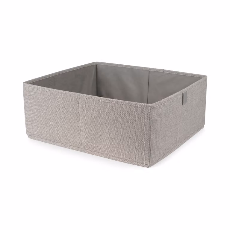 Contenitore Oxford per compattatori 36 × 42 × 16,5 cm, poliestere, grigio-beige