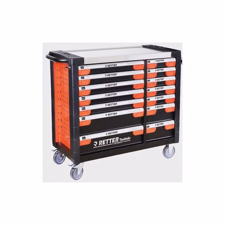 Carrello portautensili RS3 con 14 cassetti