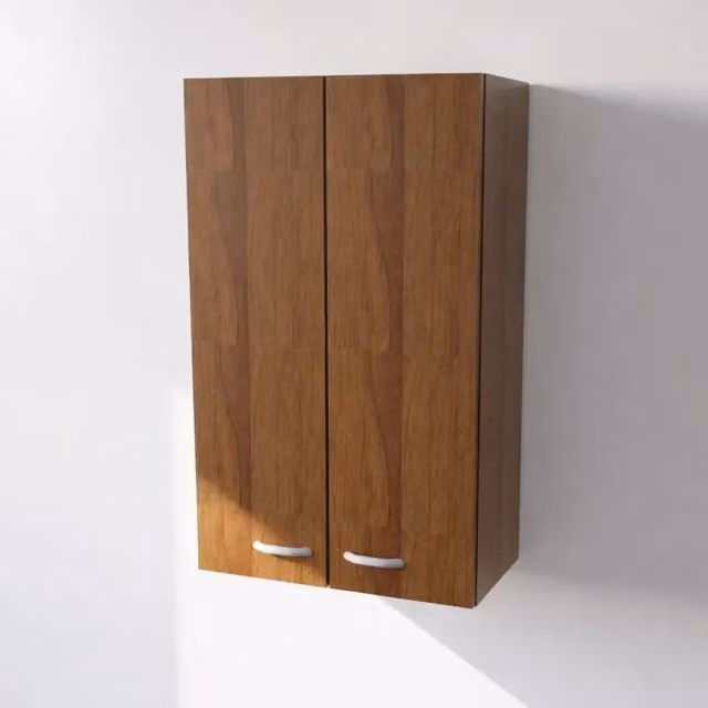 Pensile da cucina Calandrelli con 2 ante in finitura noce opaca H 90 x L 60 x P 33 cm
