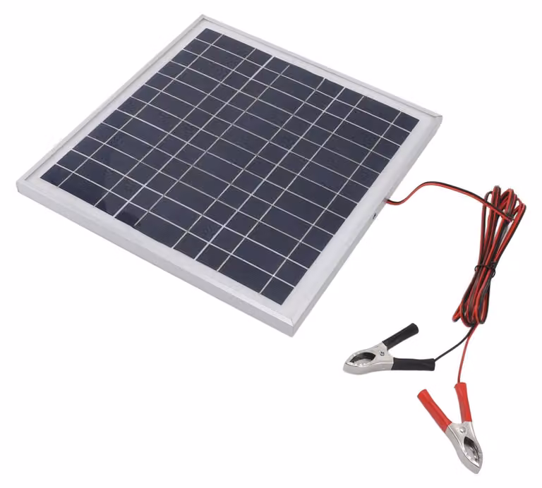 Pannello solare portatile da 50W, monocristallino, con telaio in alluminio, cavo da 3 metri, tensione continua 18V