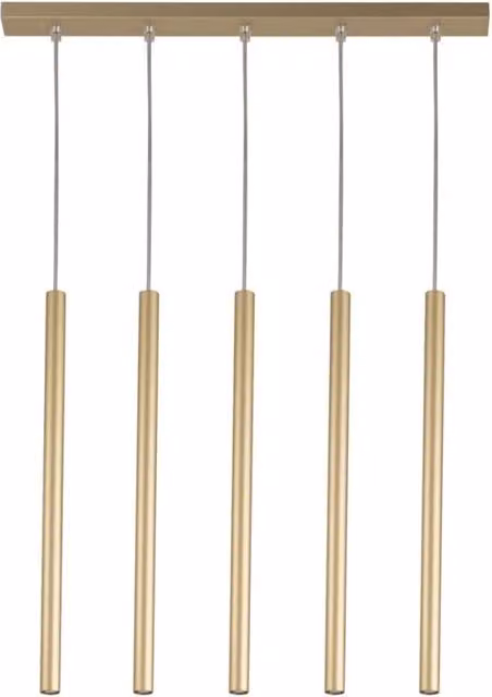 Lampadario moderno sospeso Sopel Sigma Lighting colore oro/ottone con 5 lampadine G9 – 1